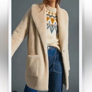 Anthropologie x Sanctuary Elena Plush Jacket - NWT - Small